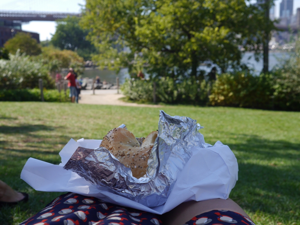 Bagel with a view :)